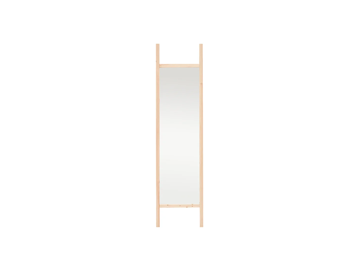 Miroir en bois couleur naturel 45x180cm