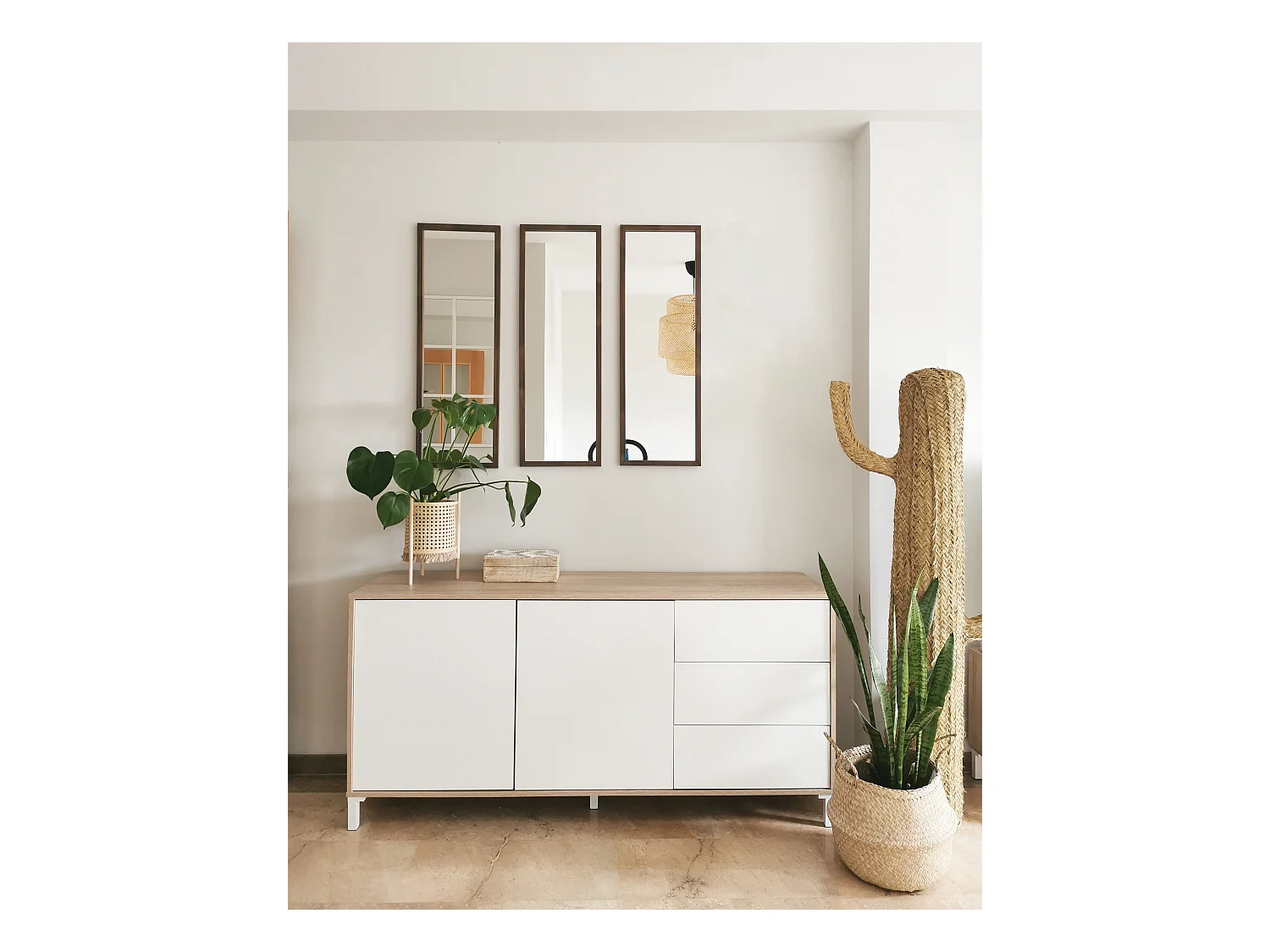 Set de 3 Espejo de pared - NOG - DECOWOOD