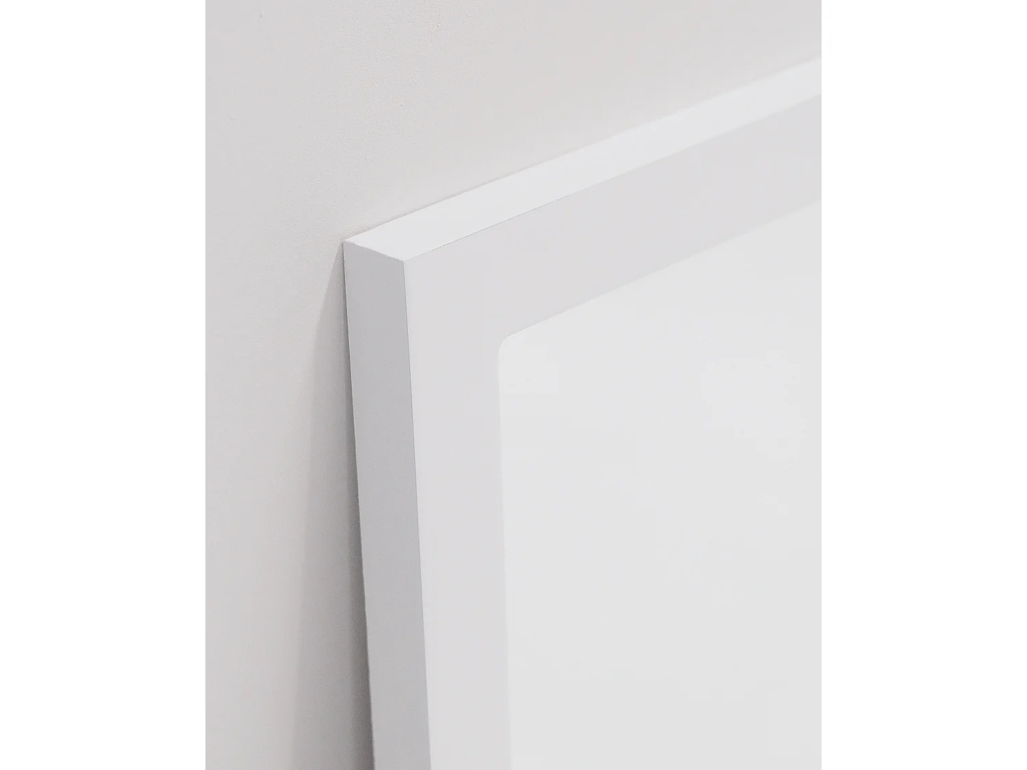 Miroir de fenêtre de couleur blanc 90x90cm