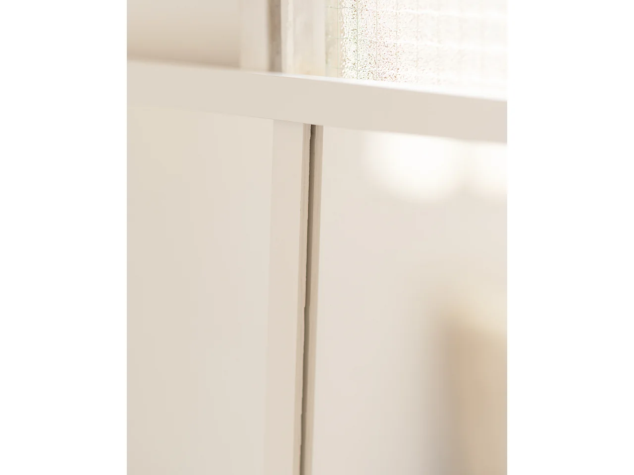 Miroir de fenêtre de couleur blanc 60x90cm