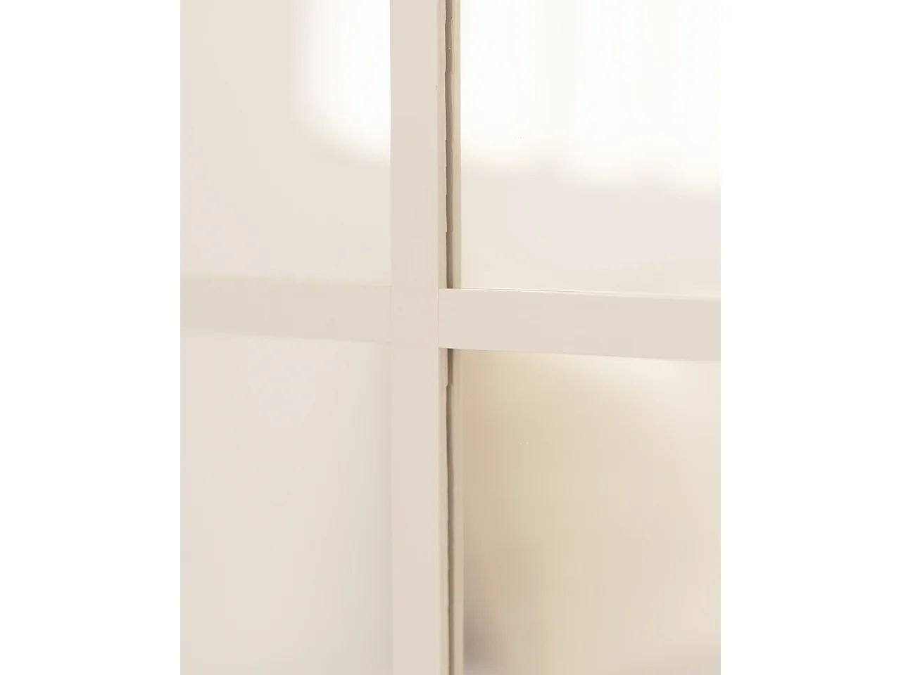 Miroir de fenêtre de couleur blanc 60x90cm