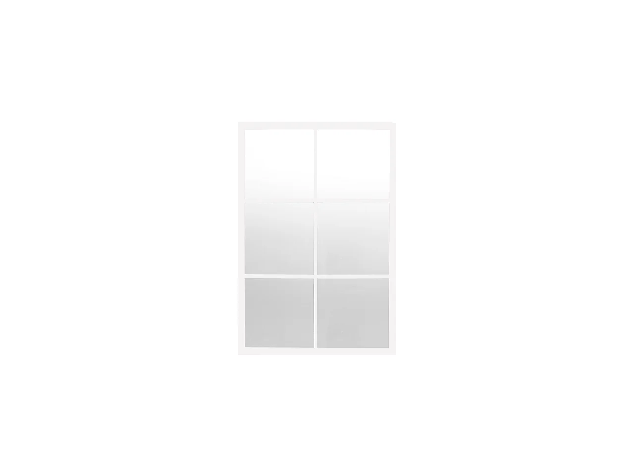 Miroir de fenêtre de couleur blanc 60x90cm