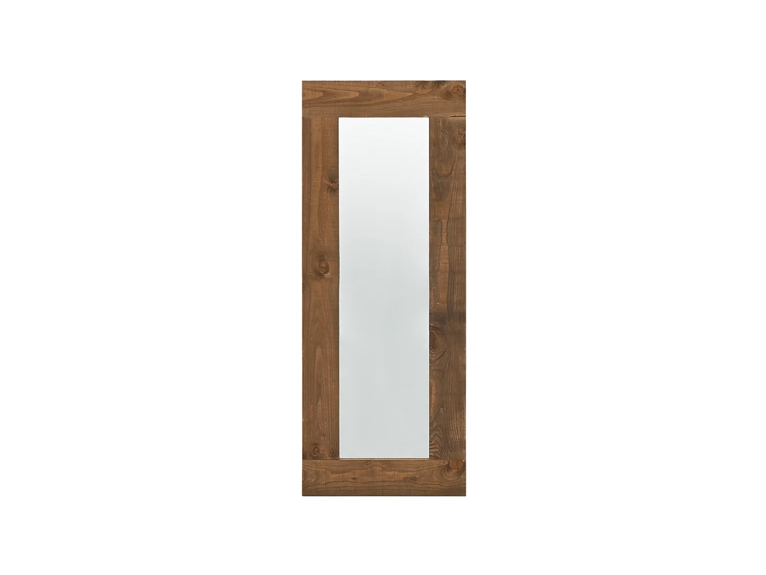 Miroir en bois massif ton vieilli 65x165cm
