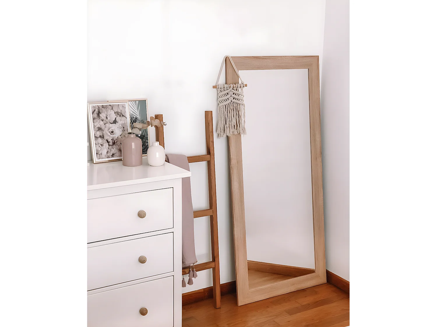 Miroir en bois 60x80cm