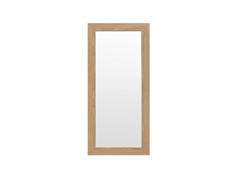 Espejo de madera color roble oscuro de 60x80cm - TERRA - DECOWOOD