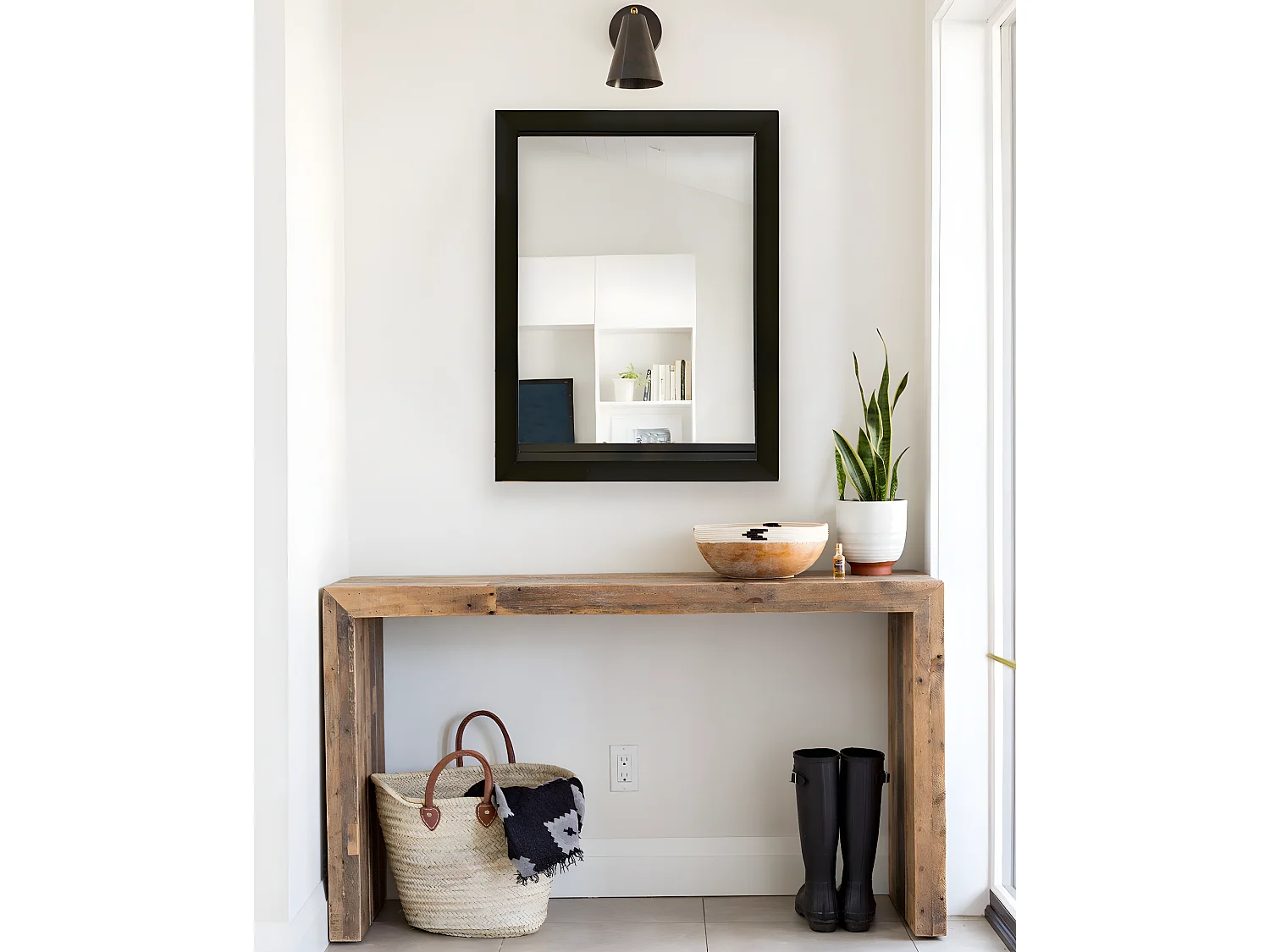 Miroir en bois 59x79cm