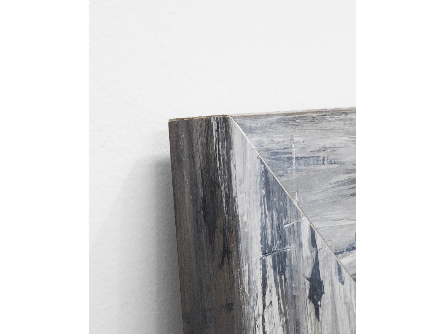 Espejo de madera decapado gris de 70x150cm - NEKO - DECOWOOD