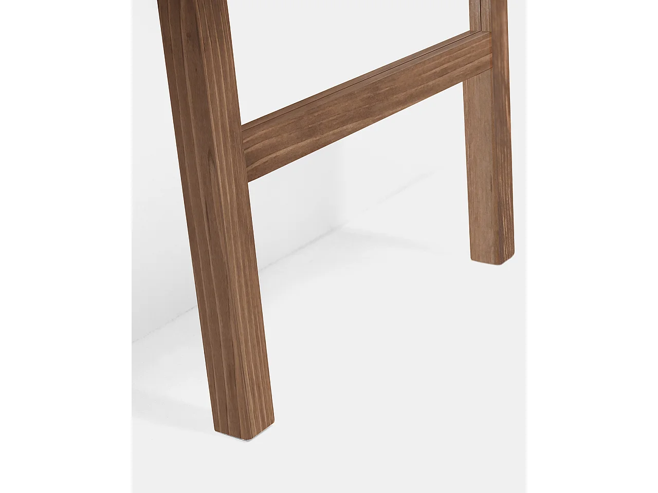 Espejo de madera maciza tono roble oscuro de 45x180cm - STAIRS - DECOWOOD