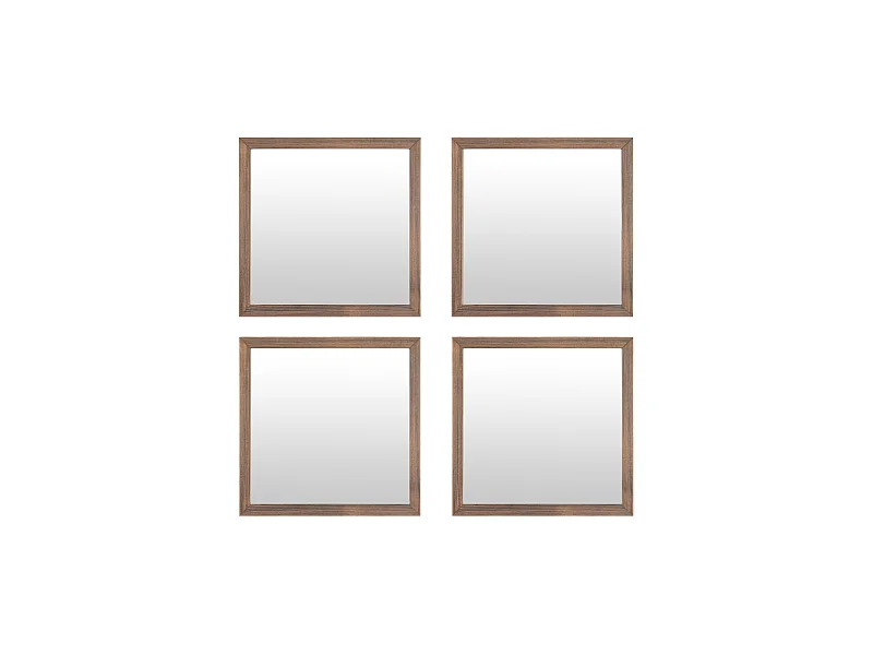 Set de 4 Espejo de pared - NOG - DECOWOOD