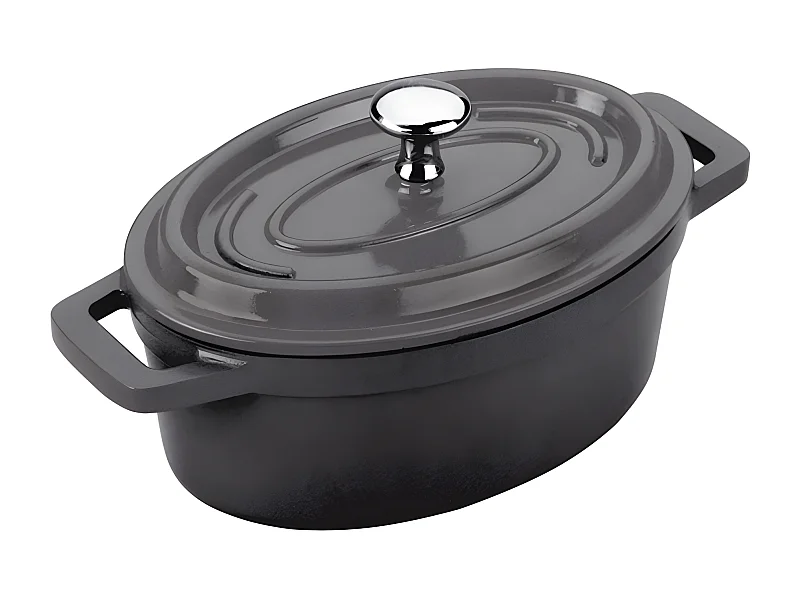 Faitout noir en aluminium fondu 14cm