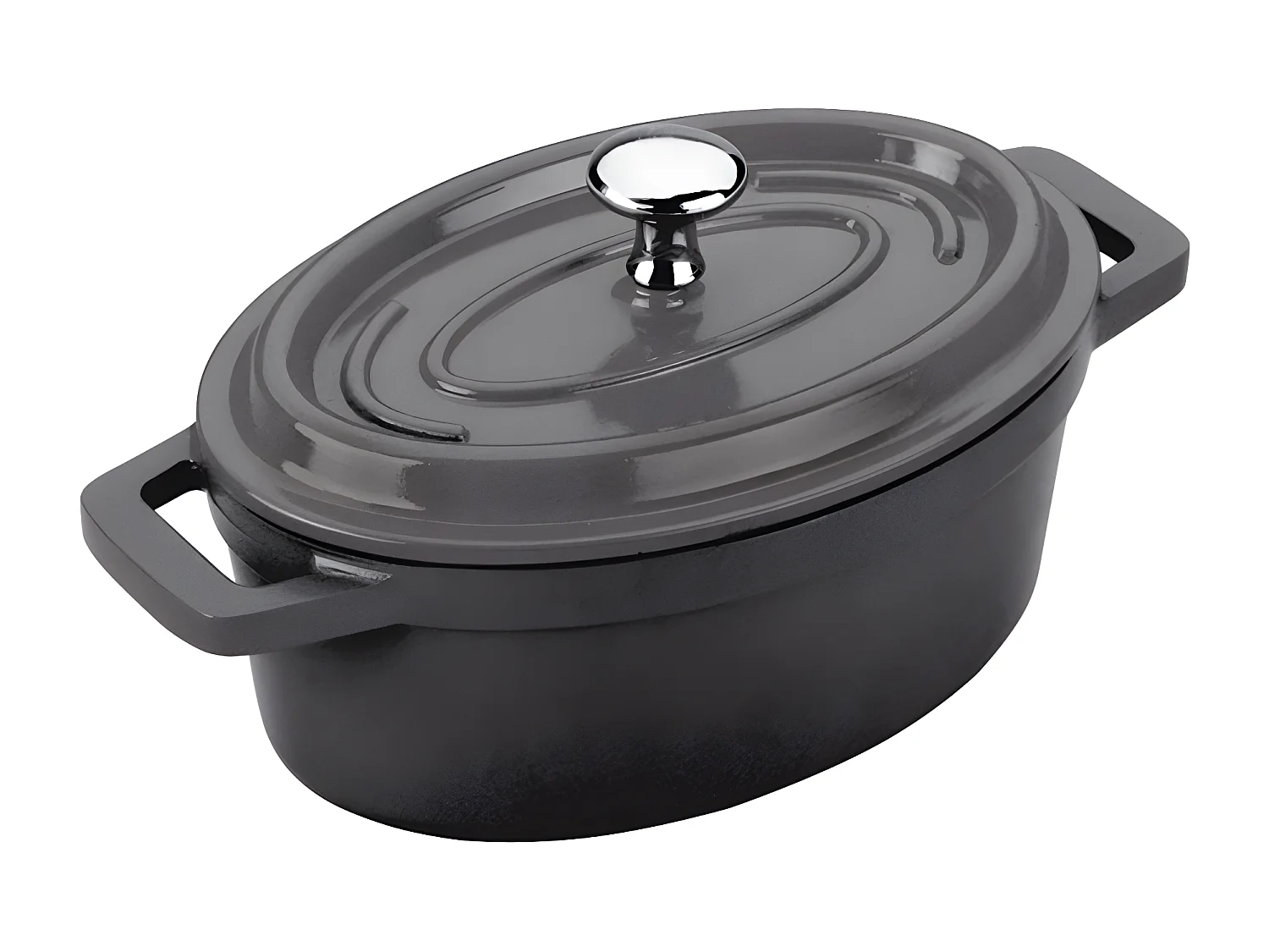 Faitout noir en aluminium fondu 14cm