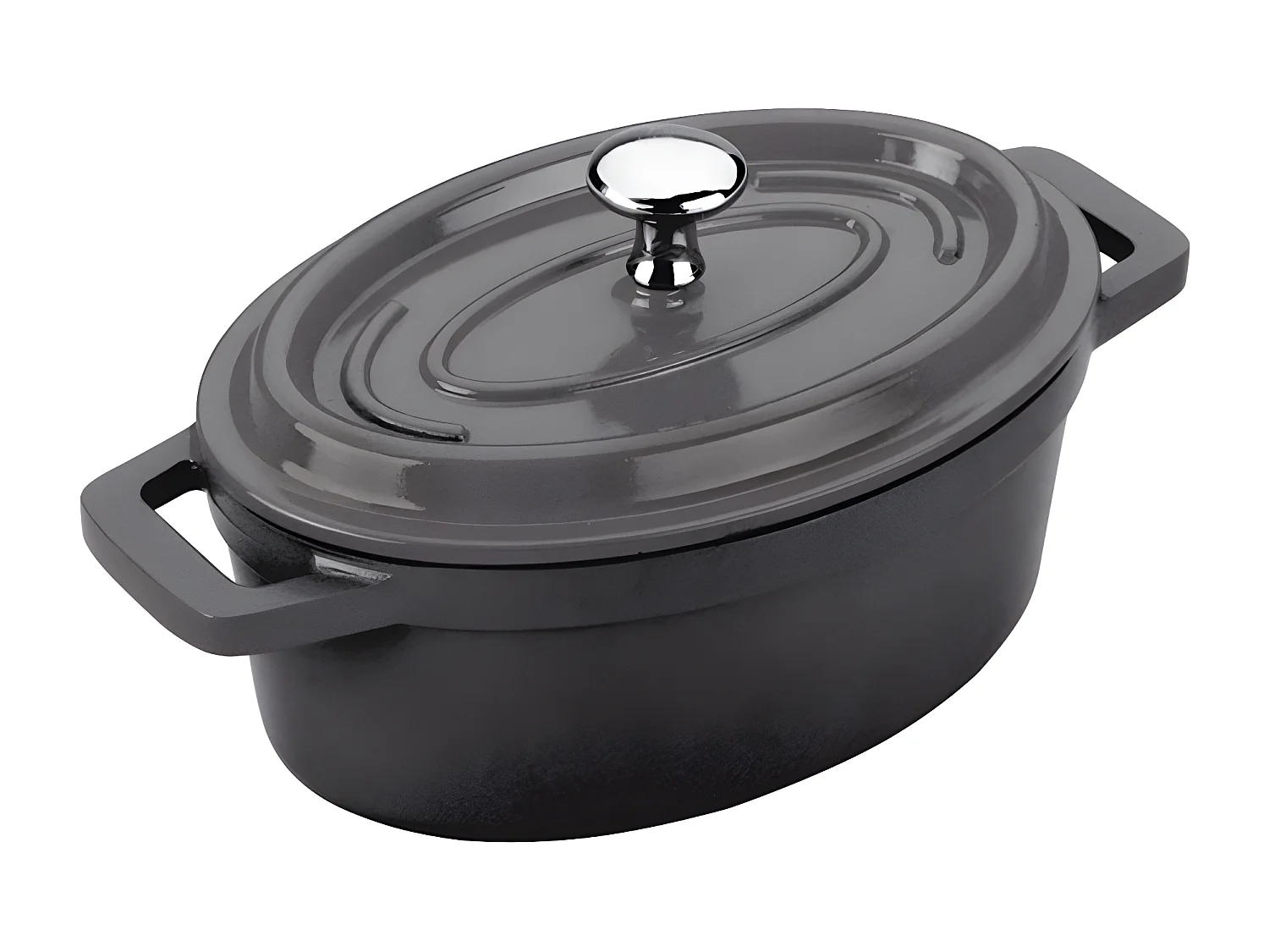 Faitout noir en aluminium fondu 14cm