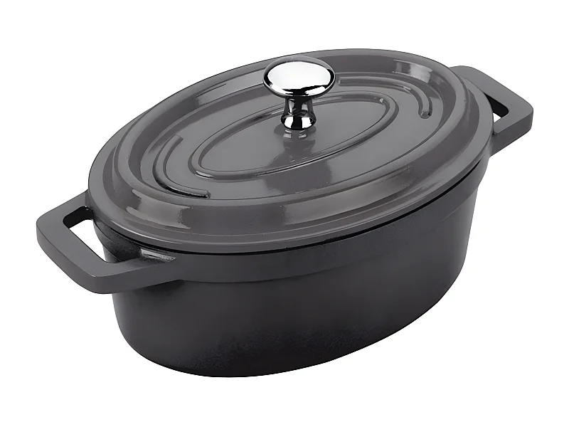 Faitout noir en aluminium fondu 14cm