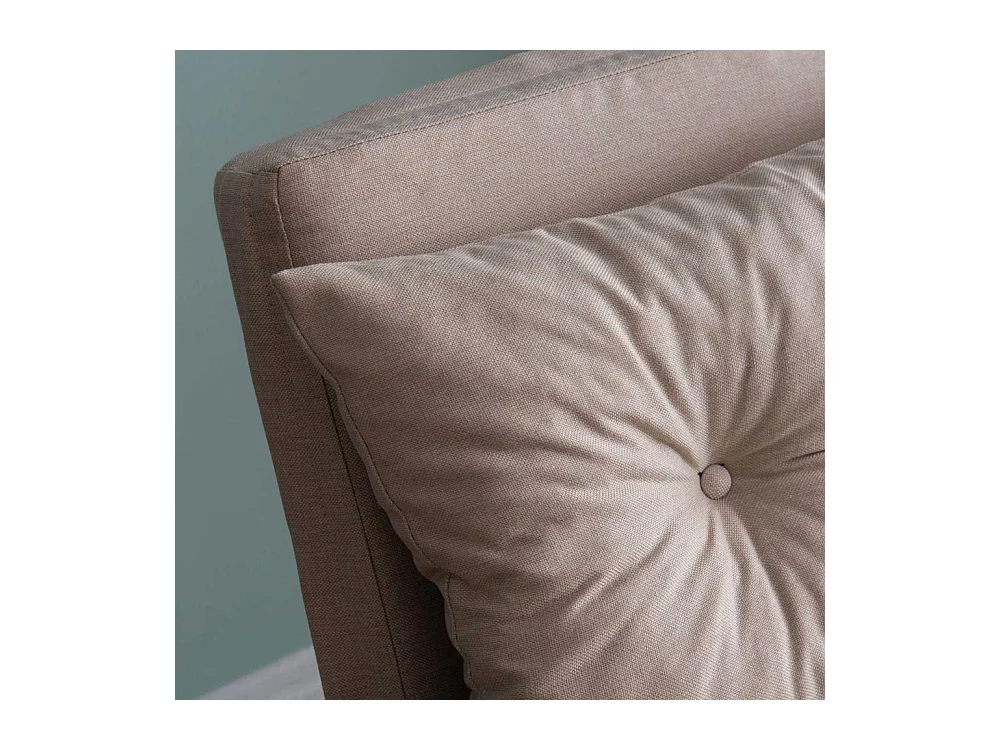 Sillón-cama – 175 cm / 60 cm / 41 cm – Crema – Metal