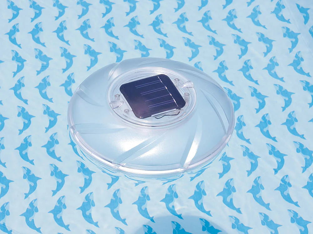 Lâmpada solar flutuante LED multicolor para jardim e pátio