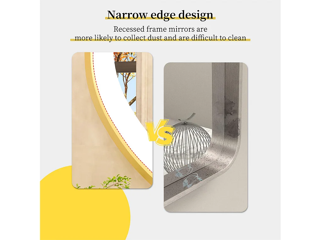 Miroir salle de bain led 80x50cm miroir mural ovale anti-buée 3 couleurs réglables 80x50x4cm