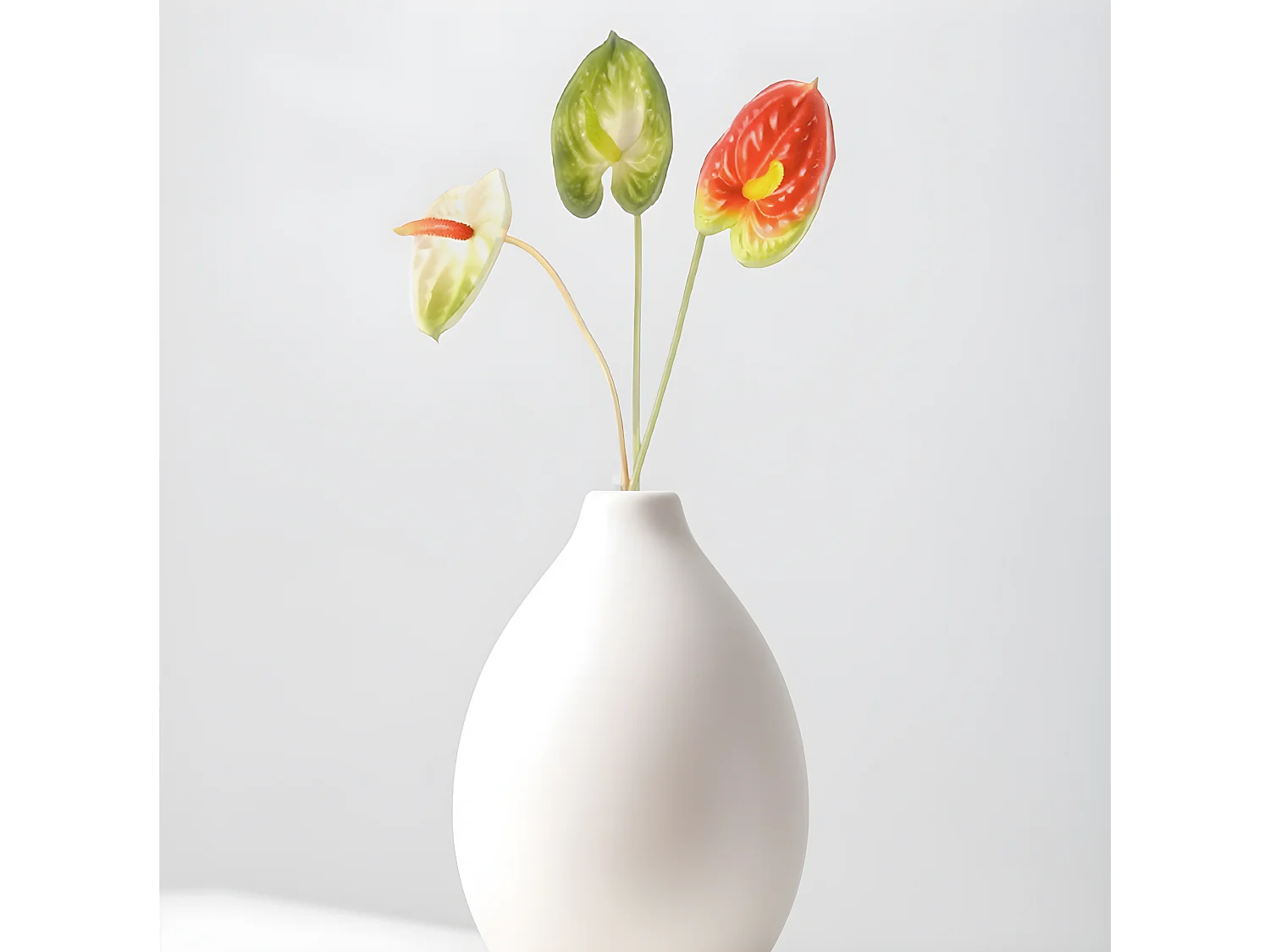 Tiges d'Anthurium - Vert / 61 cm