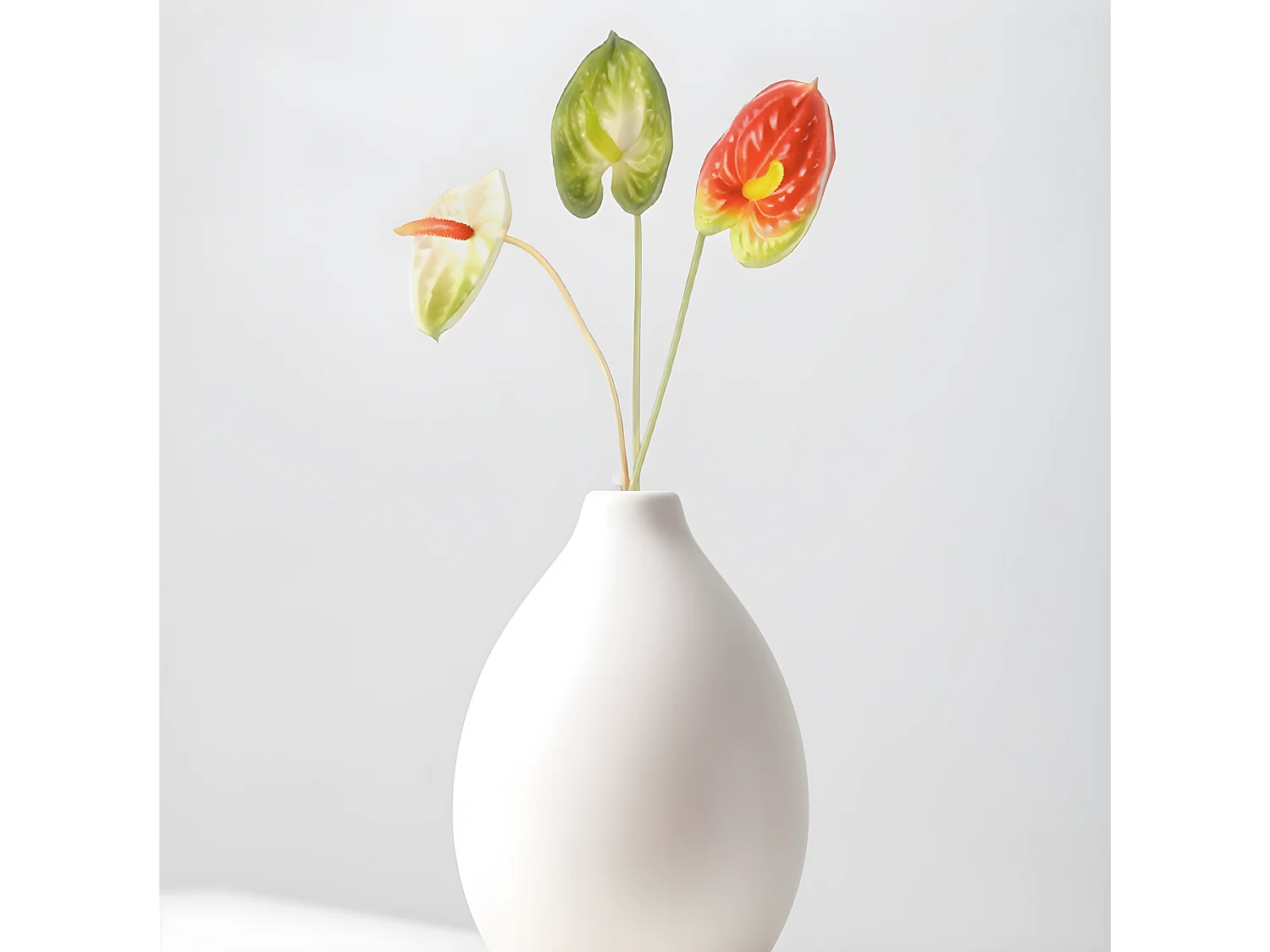 Tiges d'Anthurium - Vert / 61 cm