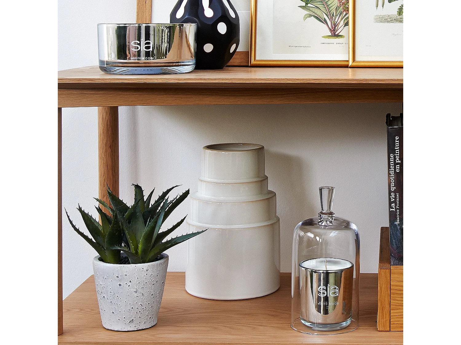 Recharge Bougie Bella Figue - Blanc