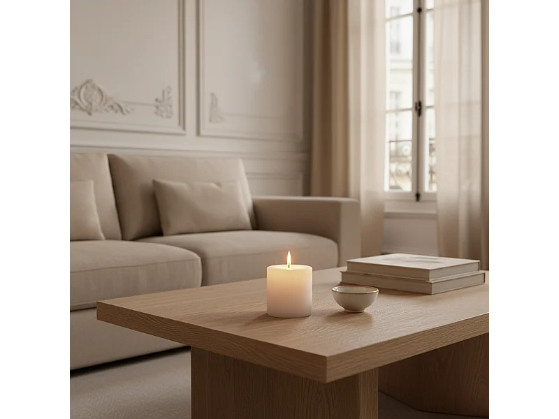 Recharge Bougie Bella Figue - Blanc