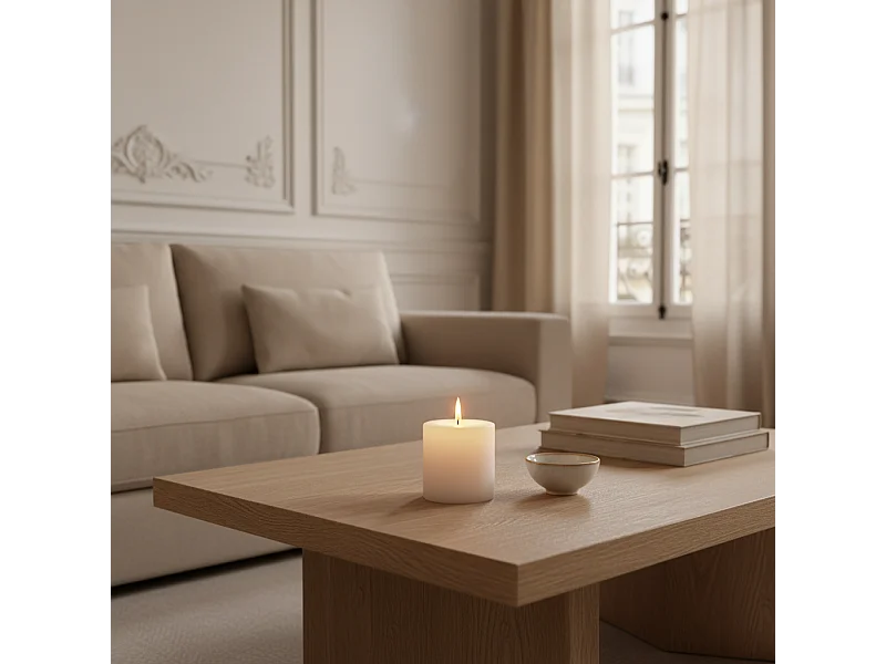 Recharge Bougie Bella Figue - Blanc