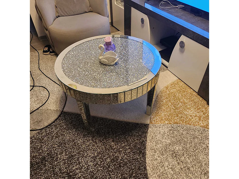 Tables basses de salon table de basse rond modern 80cm