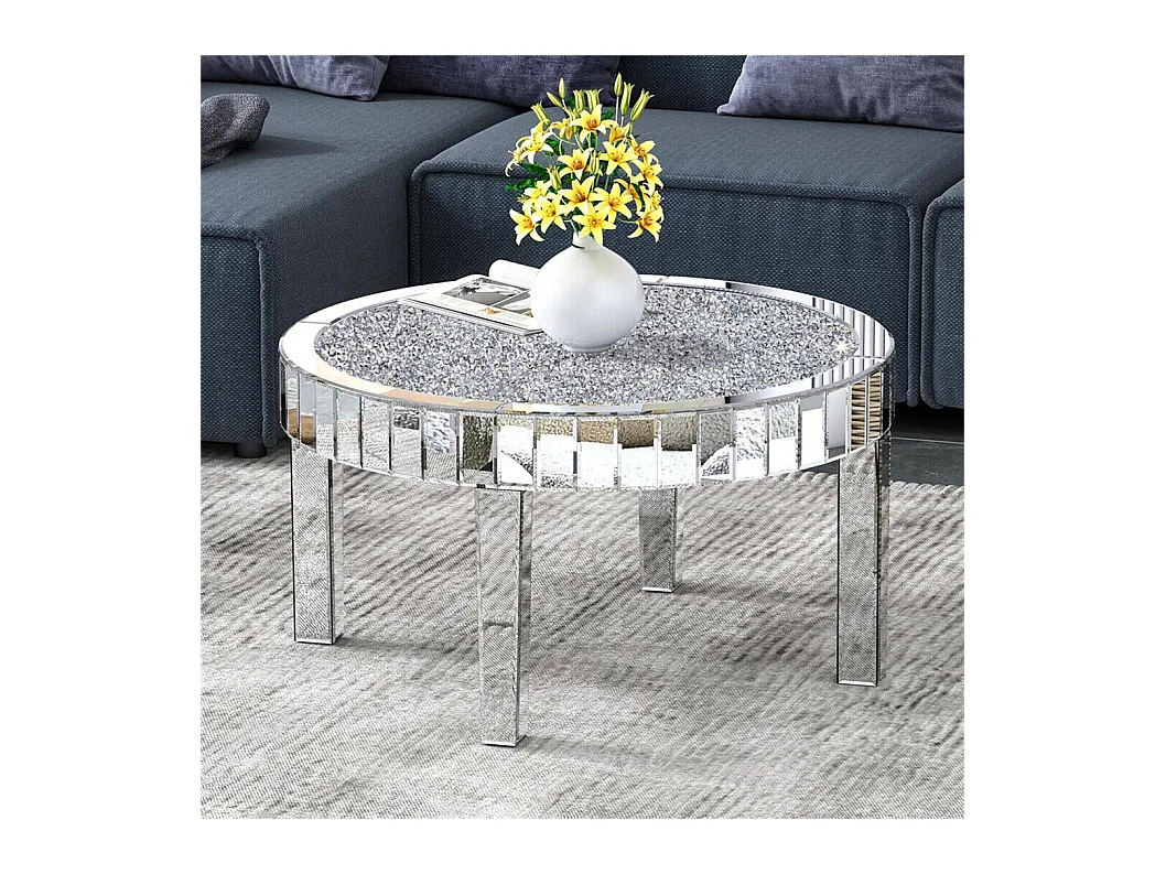 Tables basses de salon table de basse rond modern 80cm