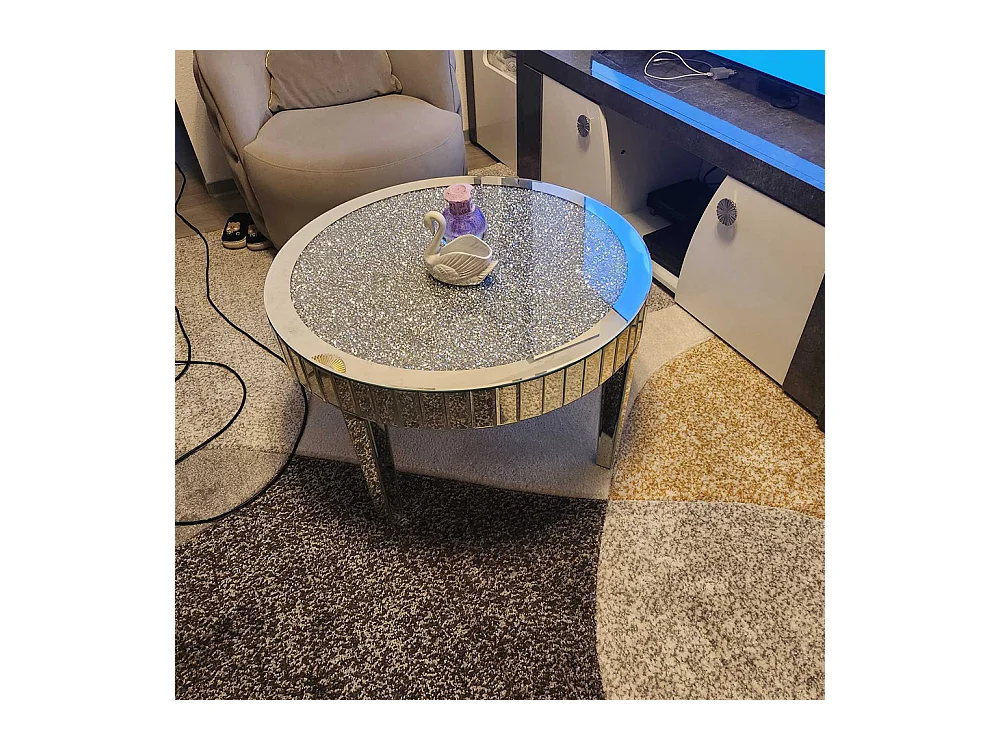 Tables basses de salon table de basse rond modern 80cm