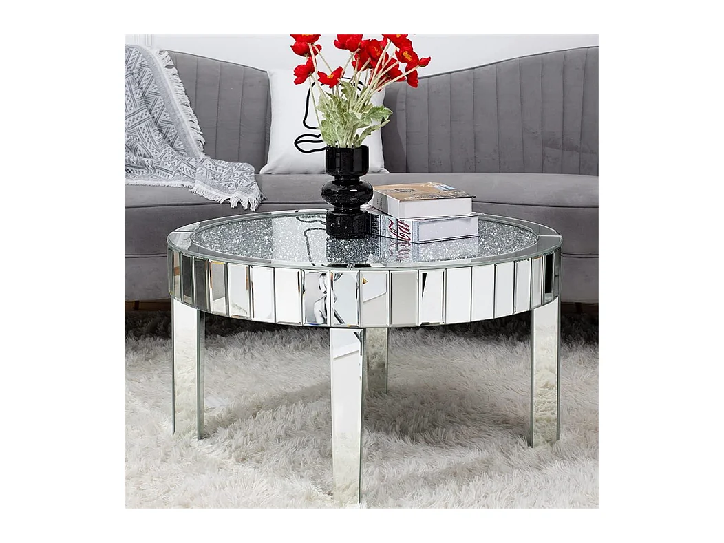 Tables basses de salon table de basse rond modern 80cm