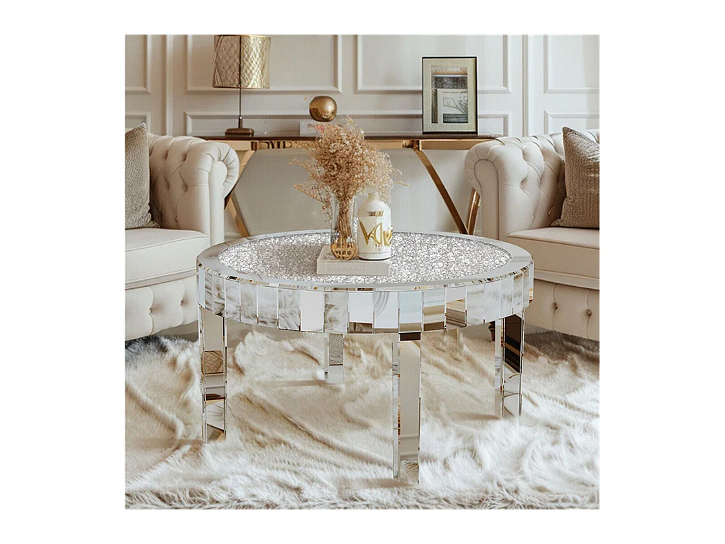 Tables basses de salon table de basse rond modern 80cm