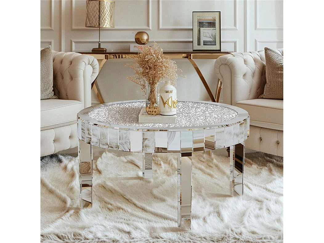 Tables basses de salon table de basse rond modern 80cm