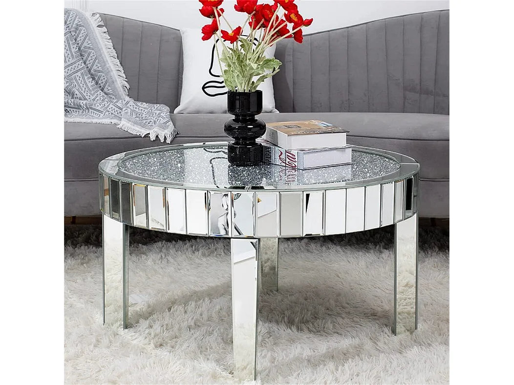 Tables basses de salon table de basse rond modern 80cm