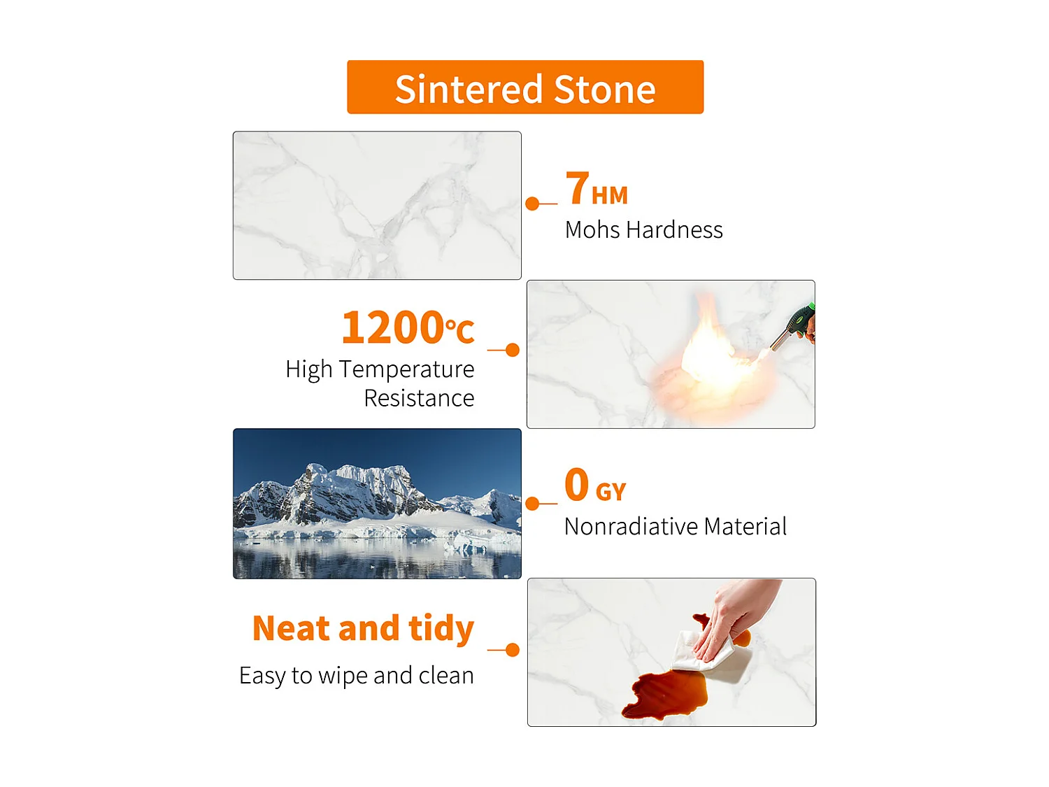 Lot de 2 Table Basse Gigogne Salon Ronde avec Effet Marbre Cardre en Métal