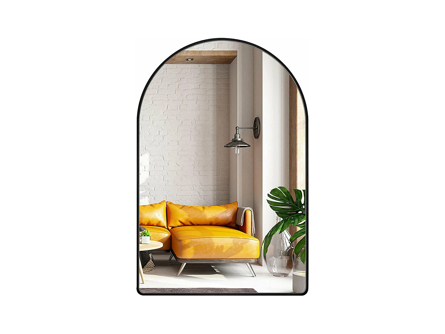 Miroir mural moderne miroir design vertical ou horizontal 66x96cm