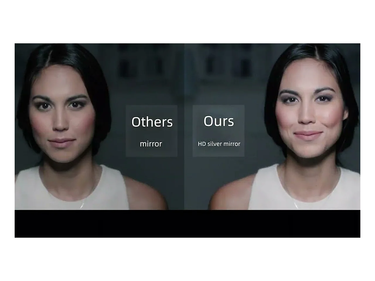 Moderner Wandspiegel, vertikaler oder horizontaler Designspiegel 66x96cm