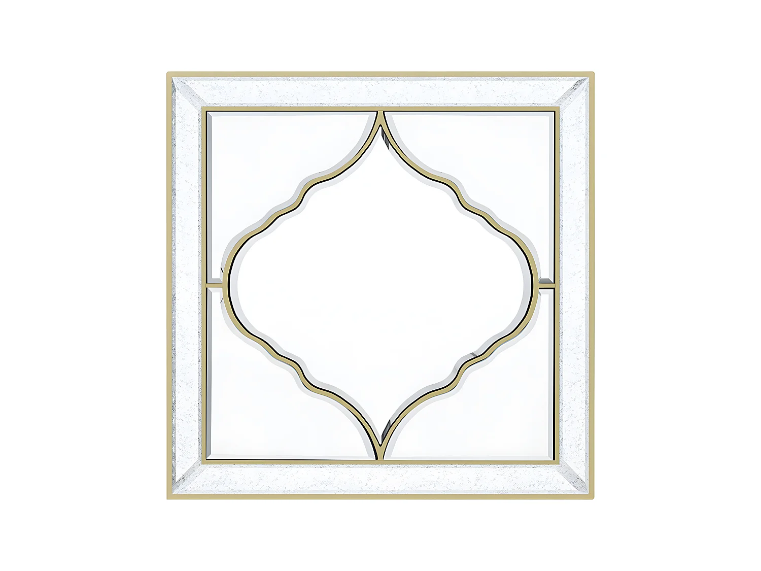 Grand miroir mural déco miroir murale décoration pour salon entrée miroirs muraux décoratif design 80x80cm