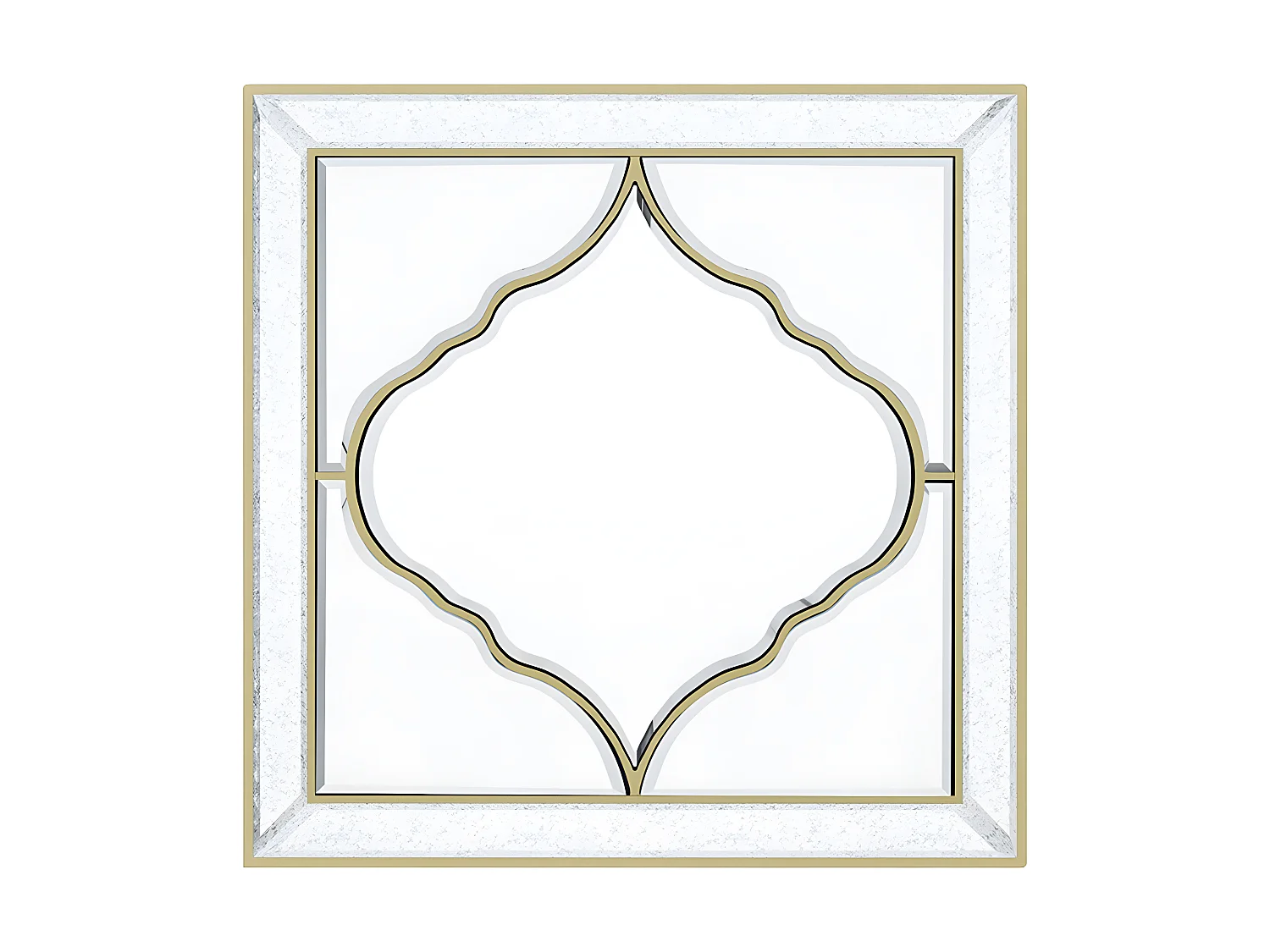 Grand miroir mural déco miroir murale décoration pour salon entrée miroirs muraux décoratif design 80x80cm
