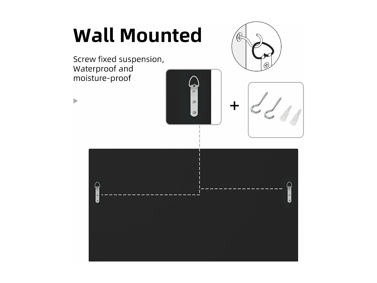 Grand miroir mural déco miroir murale décoration pour salon entrée miroirs muraux décoratif design 80x80cm