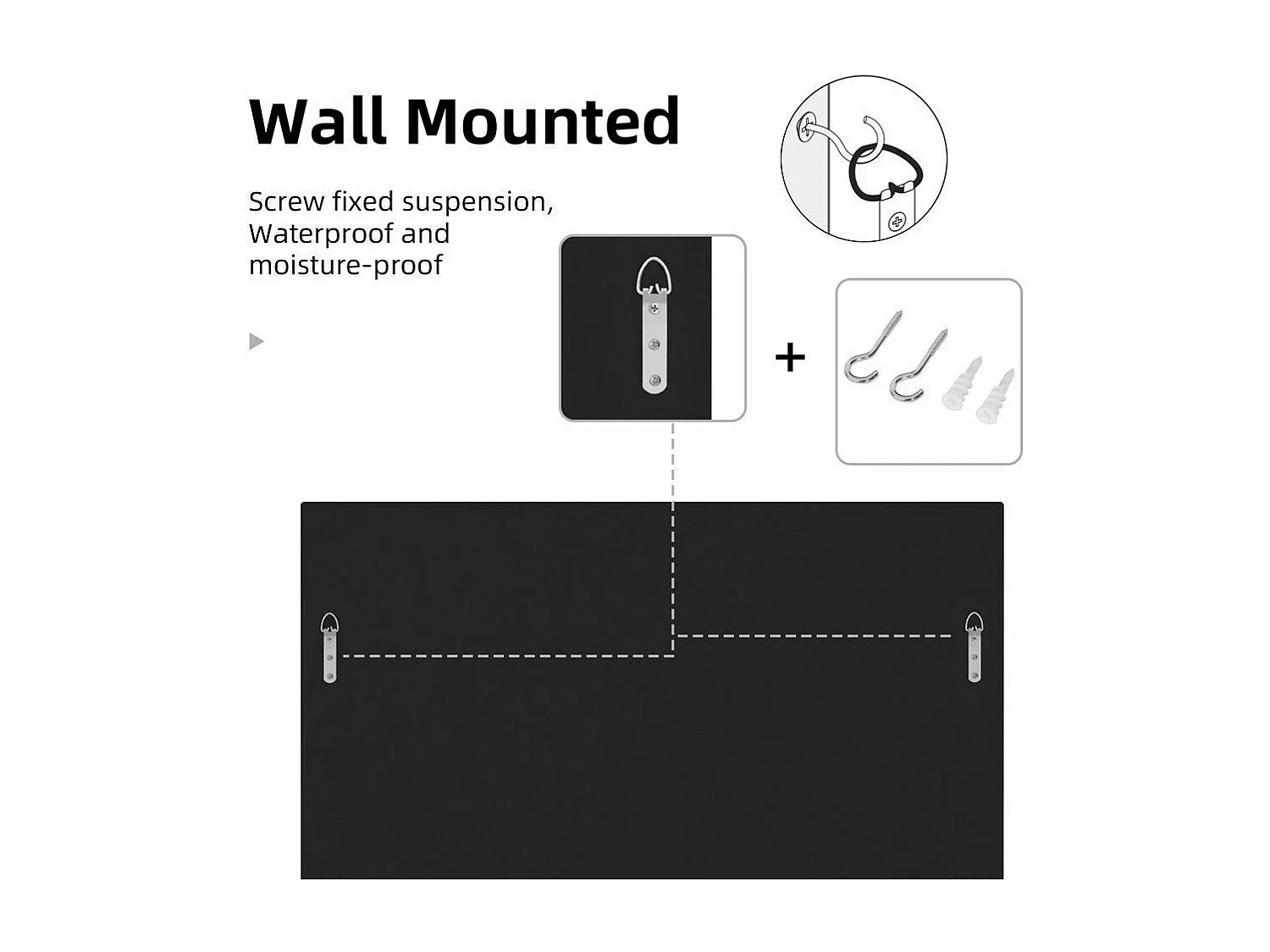 Grand miroir mural déco miroir murale décoration pour salon entrée miroirs muraux décoratif design 80x80cm