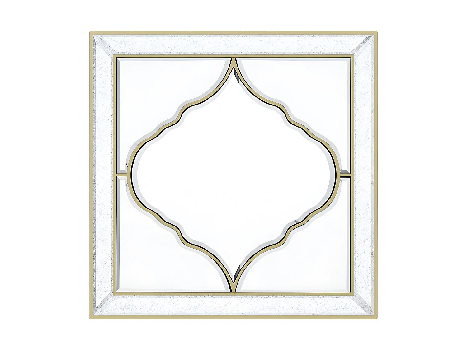 Grand miroir mural déco miroir murale décoration pour salon entrée miroirs muraux décoratif design 80x80cm
