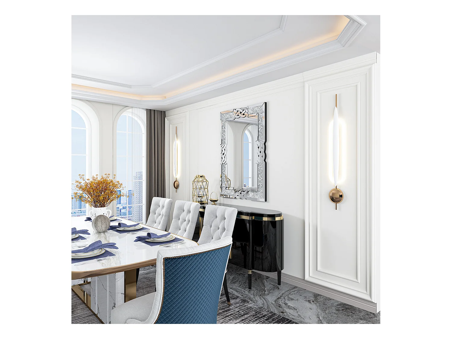 Espejo grande decorativo rectangular, espejo de pared decorativo, espejos de pared, marco de diseño para el hogar, 90x60cm