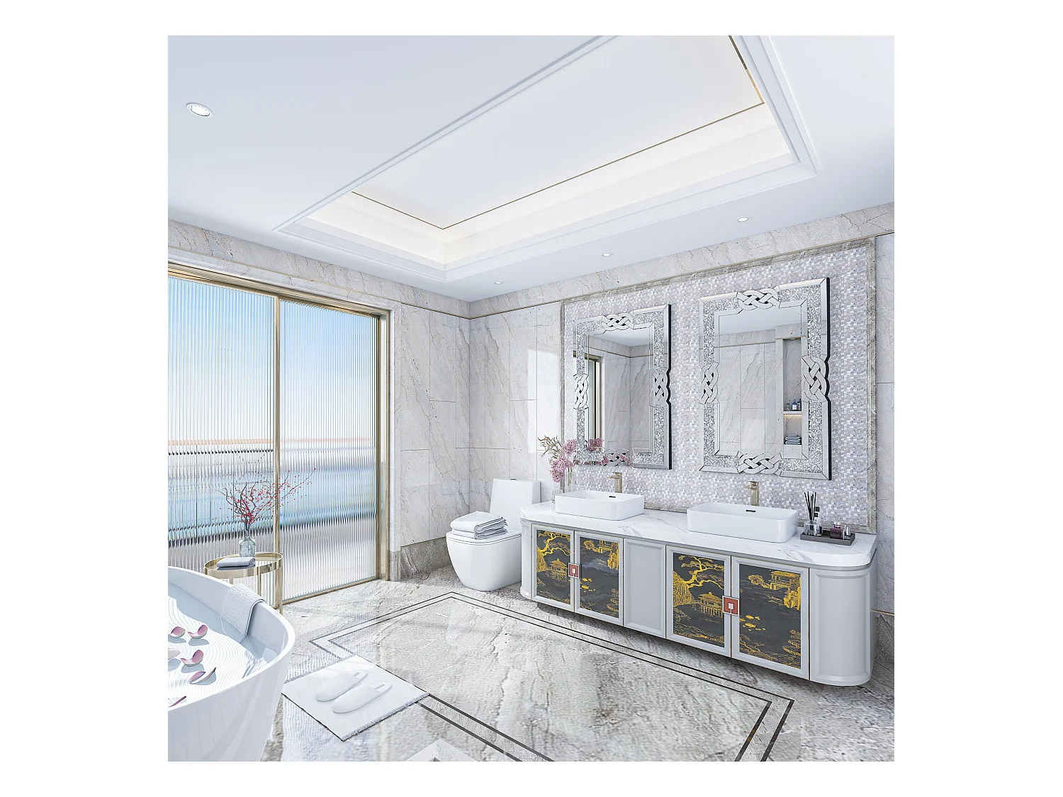 Espejo grande decorativo rectangular, espejo de pared decorativo, espejos de pared, marco de diseño para el hogar, 90x60cm