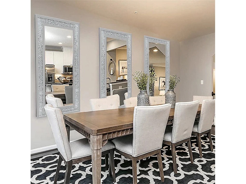 Grand miroir décoration rectangulaire miroirs muraux déco mirroir murales chambre design 120x60cm