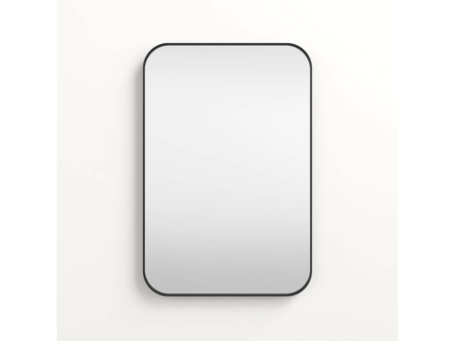 Miroir salle de bain ovale miroir mural moderne vertical ou horizontal 100x50cm