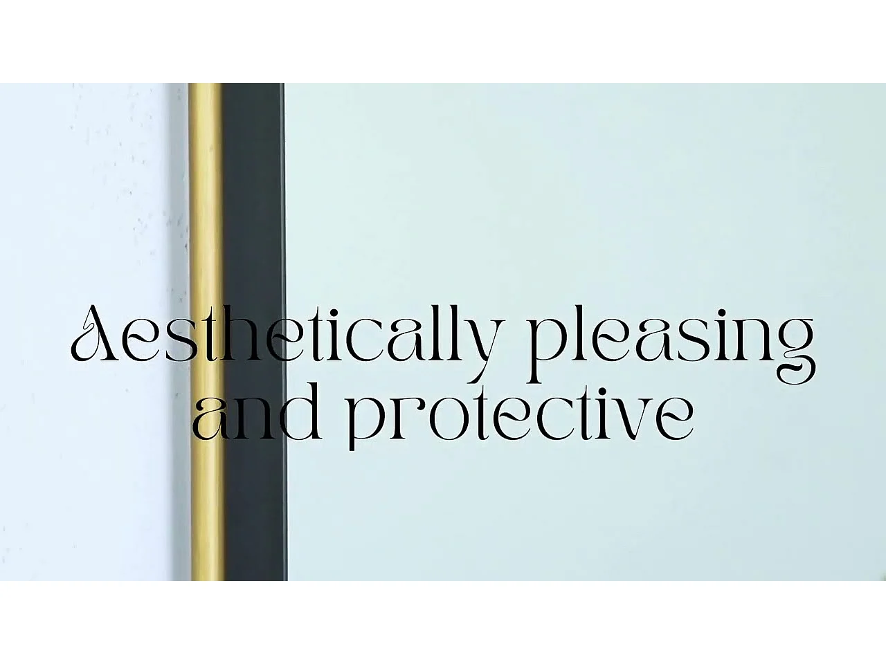 Miroir mural rectangulaire salle de bain grand miroir vintage décoration avec cadre en métal pour chambre salon entrée 90x60cm