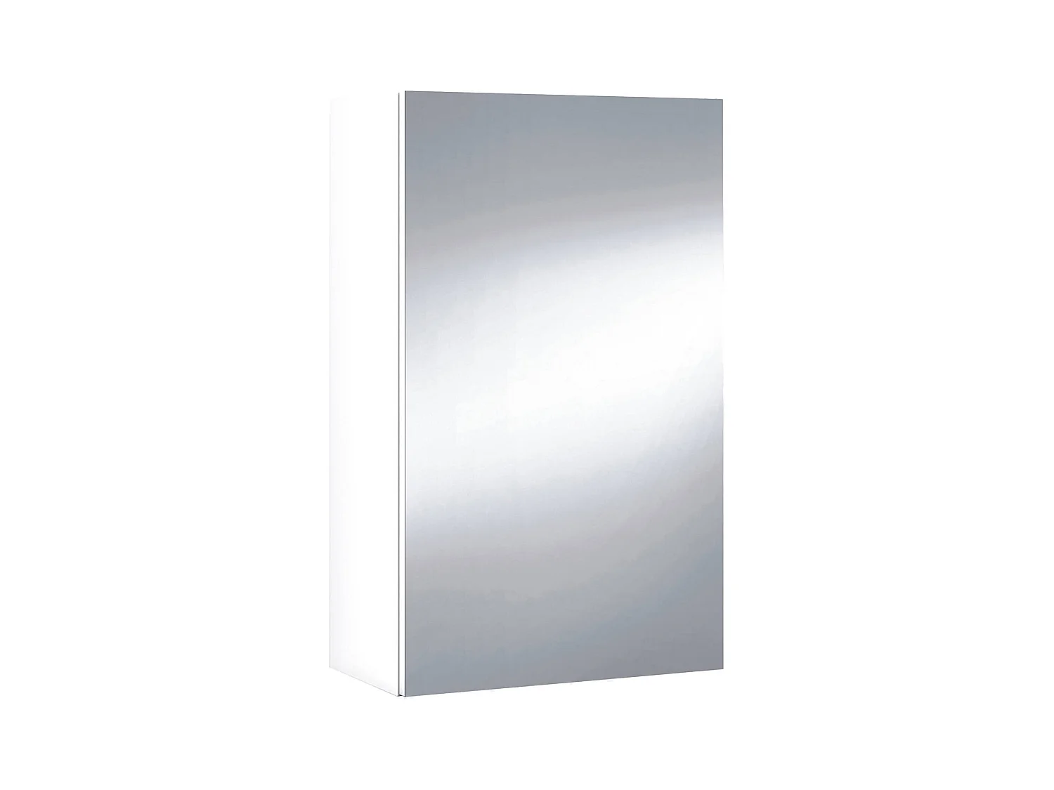 Armoire murale de salle de bain Lafayette, Armoire colonne pour salle de bain, Armoire suspendue, Blanc brillant, 40x21h65 - 1 porte cm