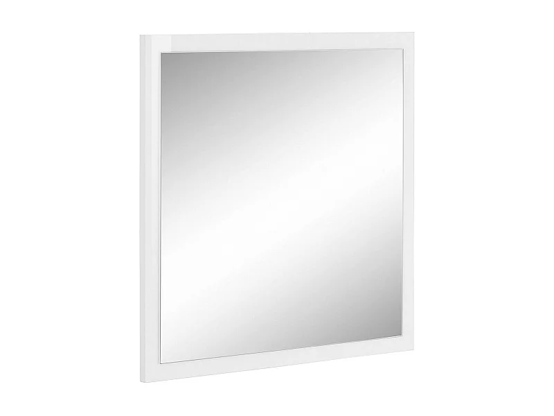 Espelho Rino, espelho de banheiro, 100% fabricado na Itália, 60x2h60 cm, branco brilhante