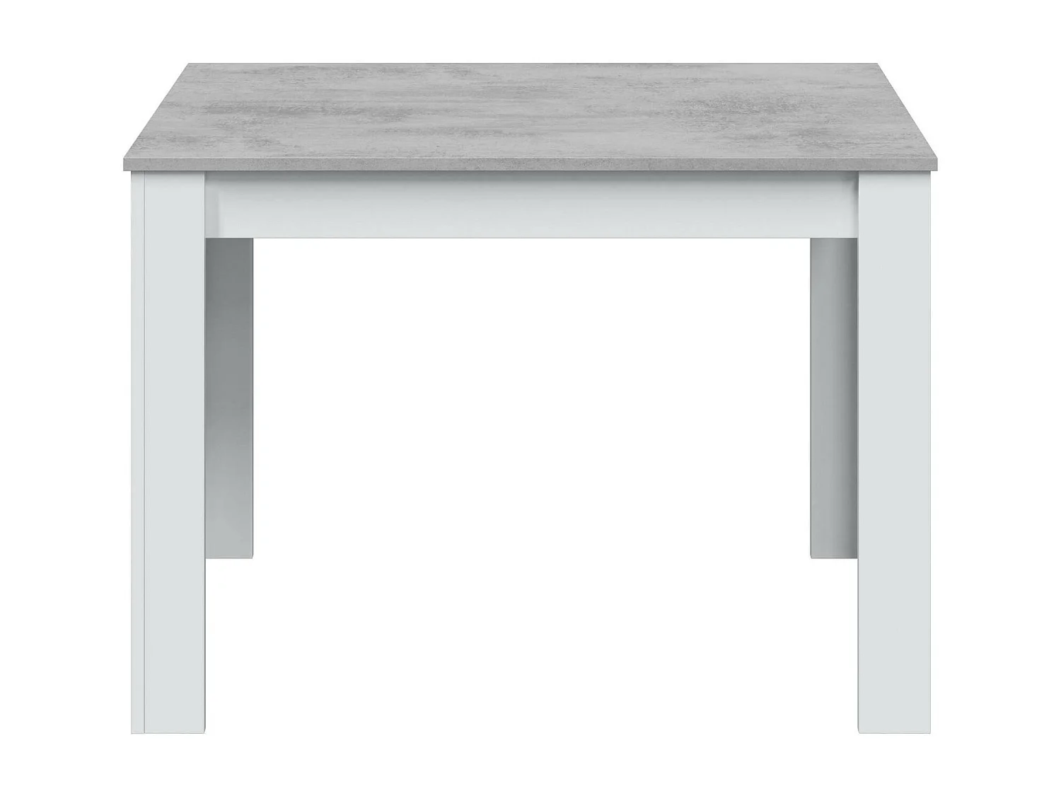 Dmora Tafel Vast Lowell 67x109x78h cm Grijs 6 Stoelen, Rechthoekige Vorm