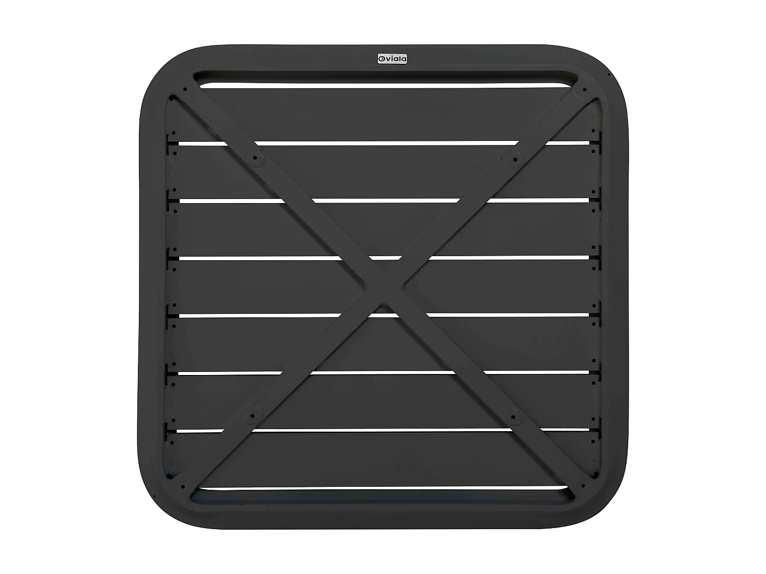 Klaptafel 60 x 60 cm zwart