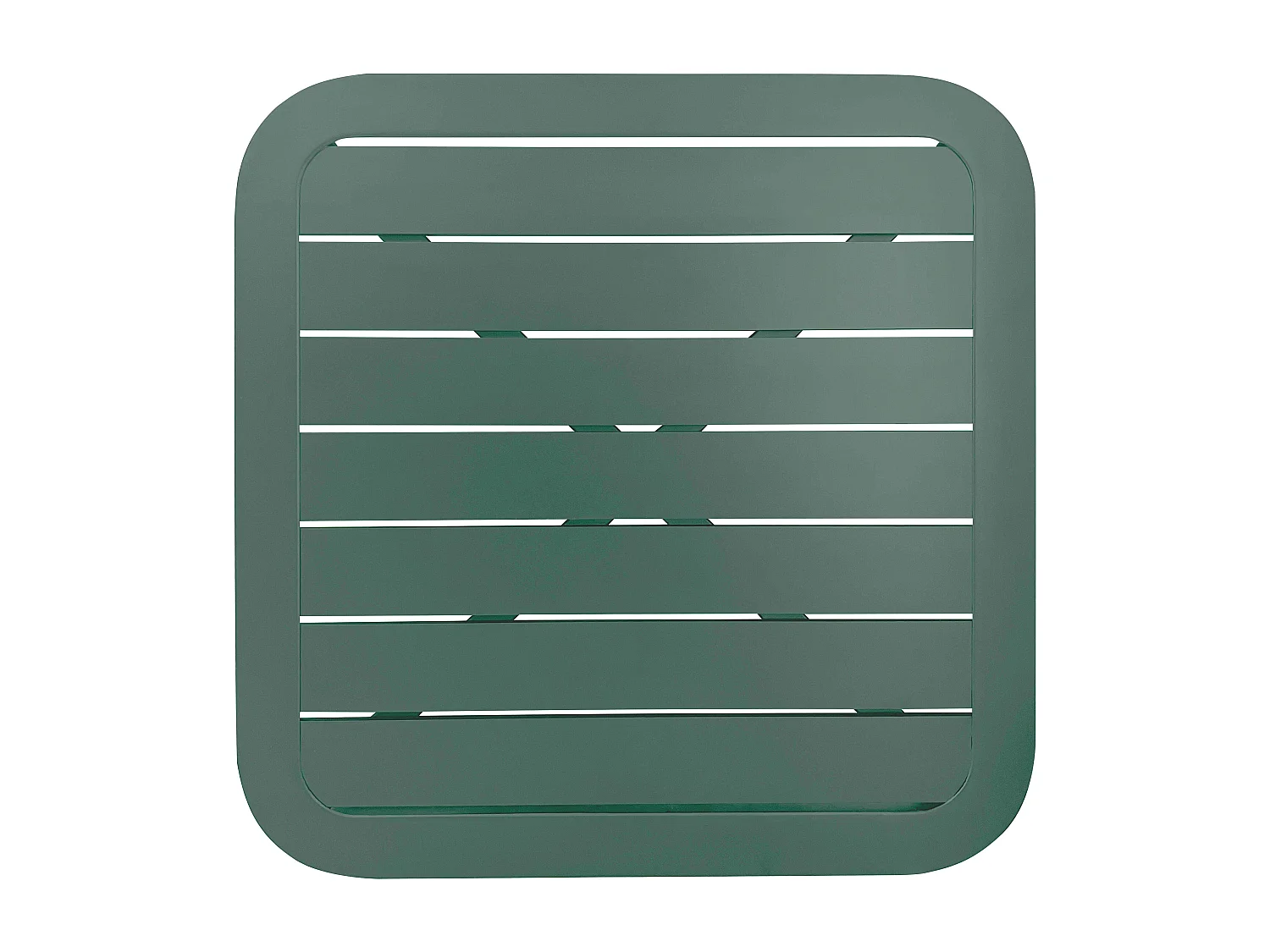 Table inclinable de terrasse 60 x 60 cm vert foncé
